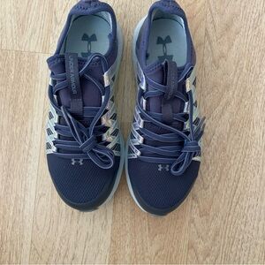 Under Armour Navy Athletic Sneakers with Iridescent Accents